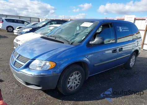 2007 Dodge Caravan Se из США, поврежденный, VIN 1D4GP25B77B222231